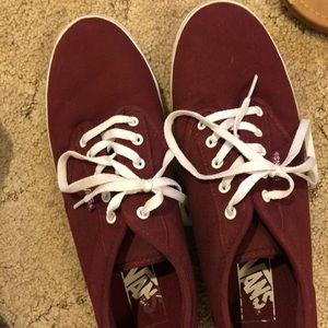 maroon vans
